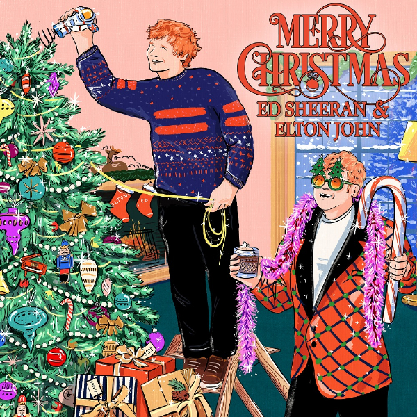 エド・シーラン、エルトン・ジョンとのコラボ曲「Merry Christmas」配信開始&MV公開