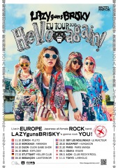LAZYgunsBRISKY、約6年ぶりのヨーロッパツアー決定 東名阪凱旋ライヴもあり